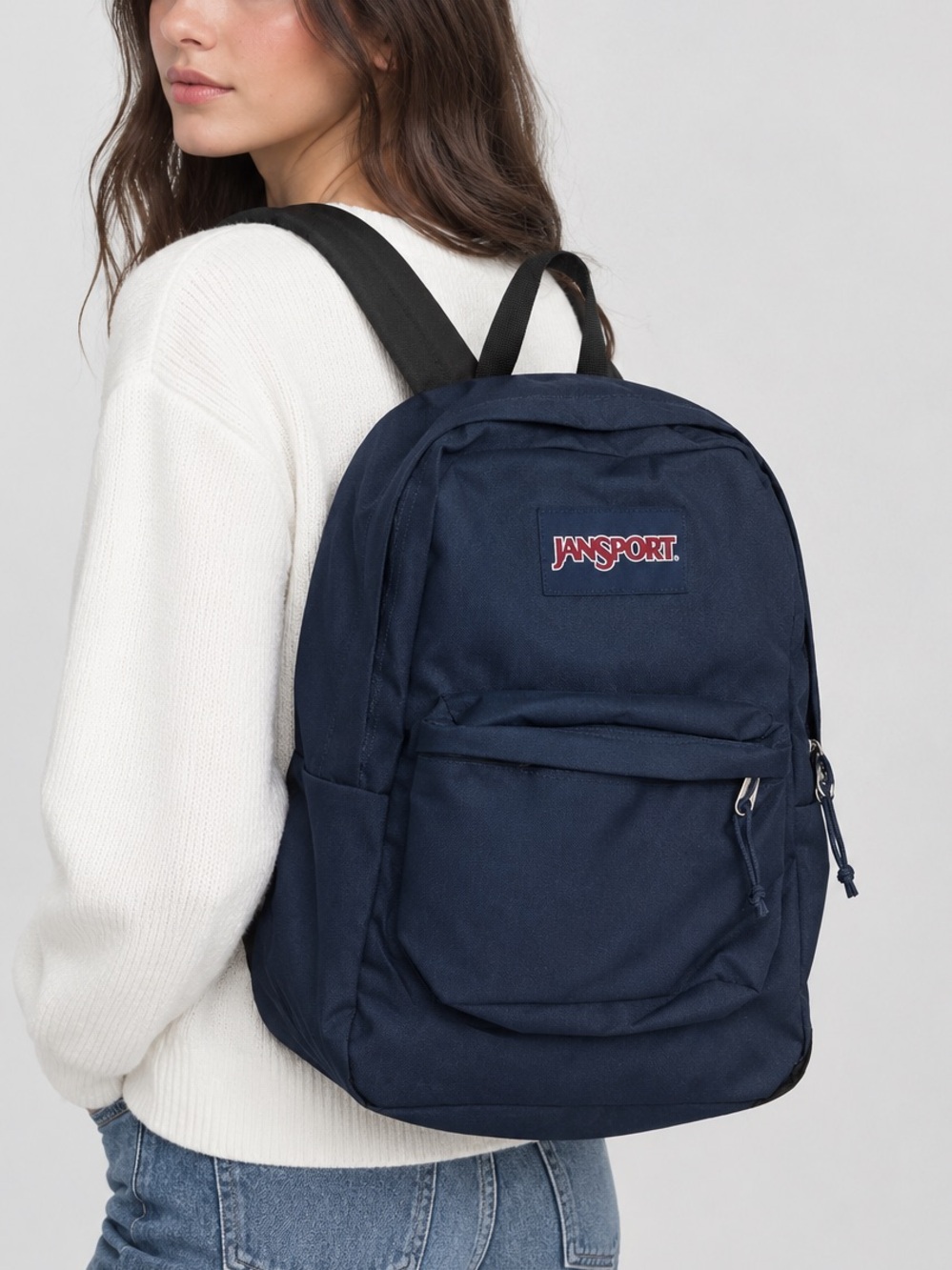 JanSport Navy Blue SuperBreak Backpack